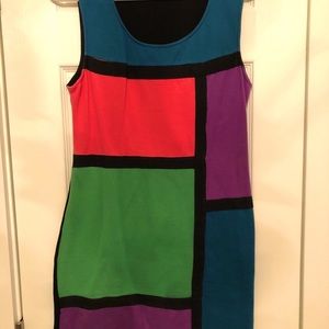 Pastel Colorblock dress. S/M